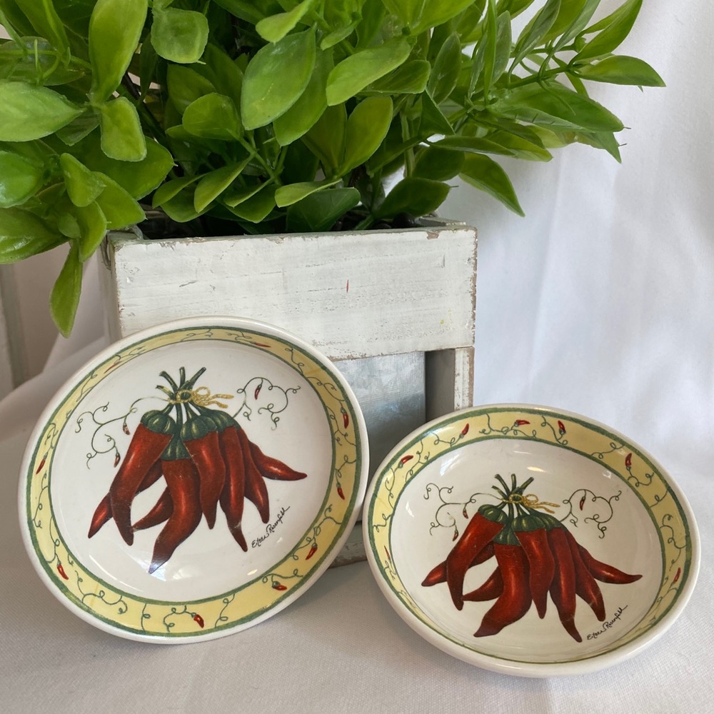 4” Olive Oil Dipping Bowls w/ Herbs